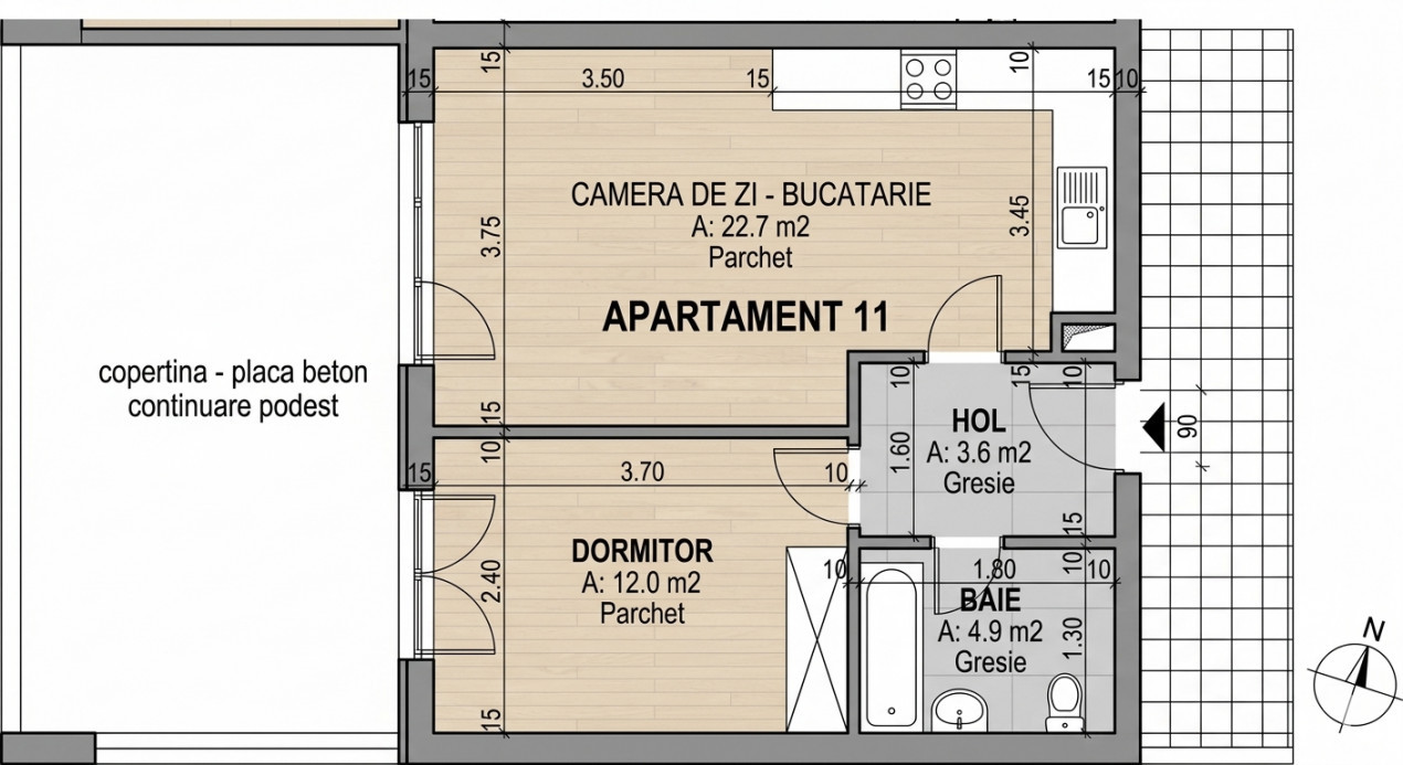 Oportunitate de investiție! Apartament 2 camere, etaj intermediar – Zona Porii