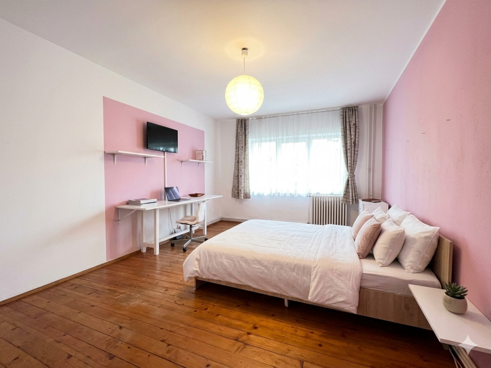 Apartament cu 3 camere, 2 băi, Mărăști, zona Teleorman, COMISION 0%
