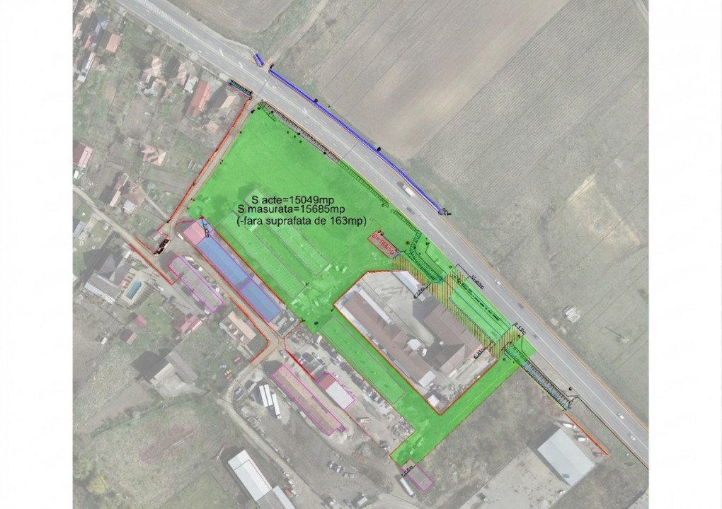 Oportunitate de Investiție! Teren Industrial in Turda 15.685 mp cu front la E60