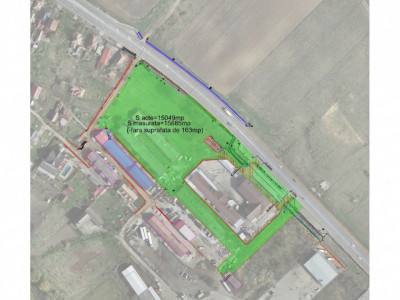Oportunitate de Investiție! Teren Industrial in Turda 15.685 mp cu front la E60